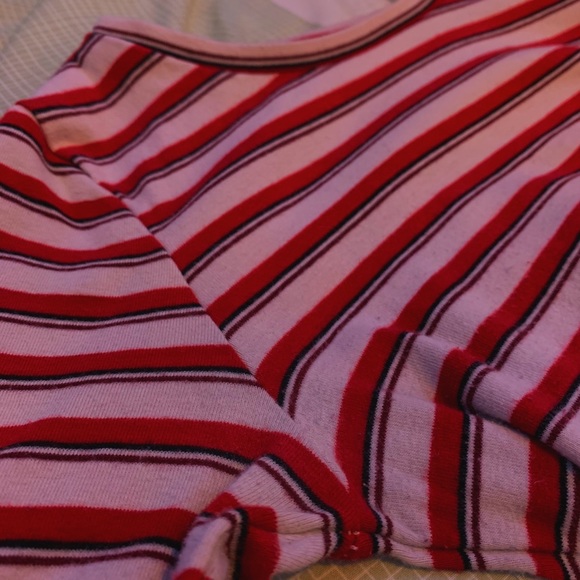 Garage striped cropped long sleeve - Picture 3 of 3